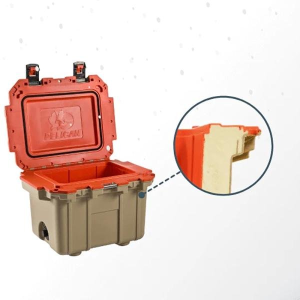 Pelican IM 50QT ELITE COOLER TAN/ORG - 50Q-2-TANORG