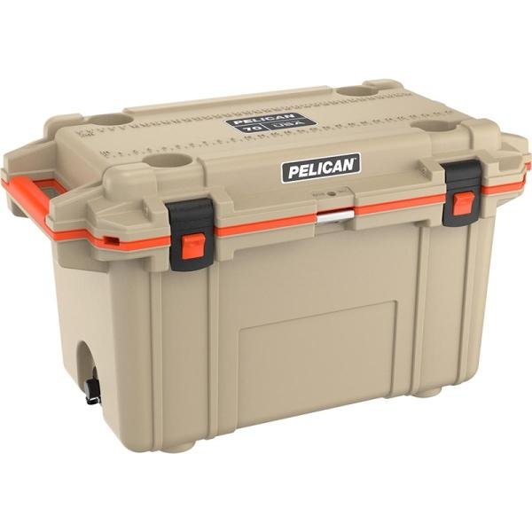 Pelican IM 70QT ELITE COOLER TAN/ORG - 70Q-2-TANORG