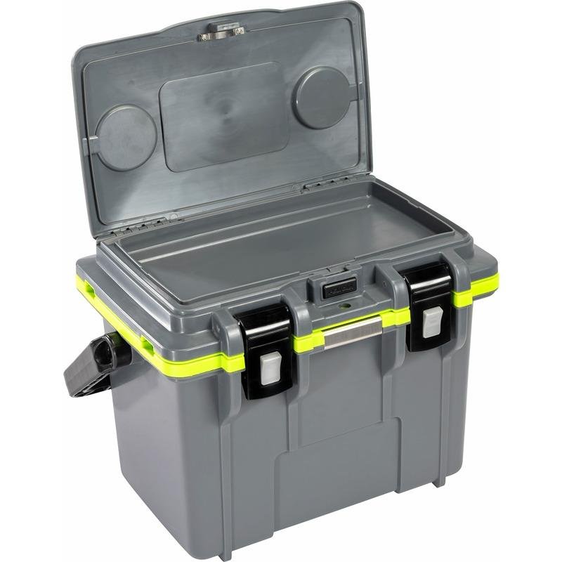 Pelican 8QT PERSONAL COOLER DKGRY/EGRN - 8Q-1-DKGRYEGRN
