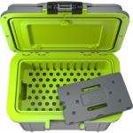 Pelican 8QT PERSONAL COOLER DKGRY/EGRN - 8Q-1-DKGRYEGRN