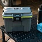 Pelican 8QT PERSONAL COOLER DKGRY/EGRN - 8Q-1-DKGRYEGRN