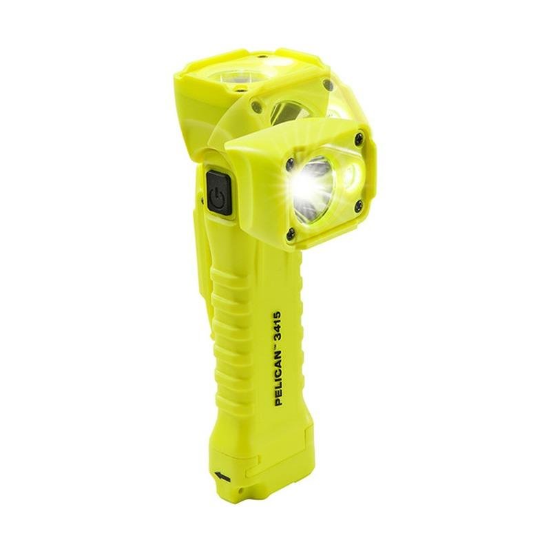 Pelican 3415,3AA RGHT ANGLE APPRV'D LIGHT LED,YW - 034150-0102-245