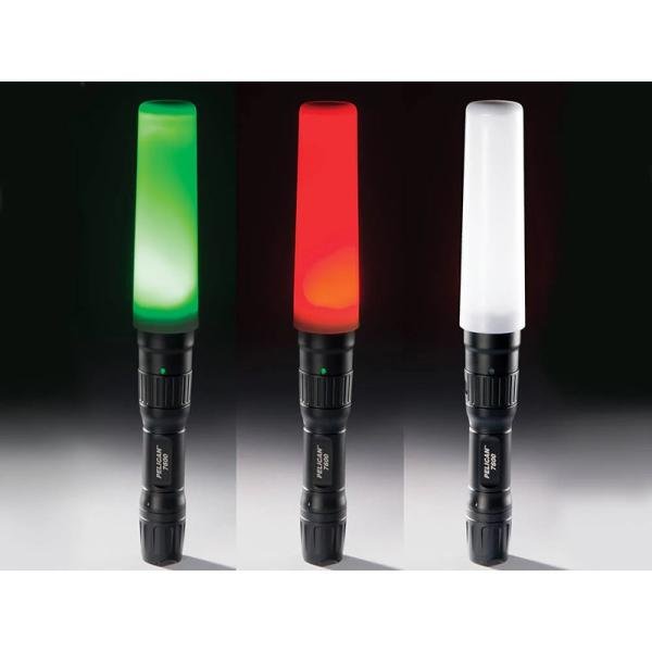Pelican 7600,3-COLOR WRG-LED LI-ION RCHRG,BK - 076000-0000-110
