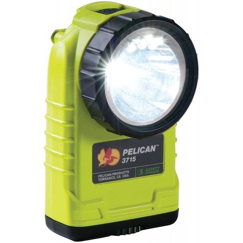 Pelican 3715,LED,ETL+IECEx,PLASTIC CLIP,YW - 3715-020-245