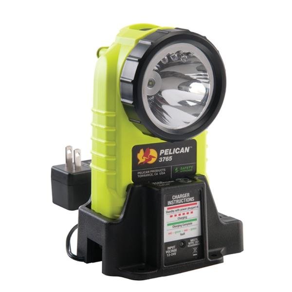 Pelican 3765,LED,CI/D1,HK- 240v,YELLOW - 3765-071-245H
