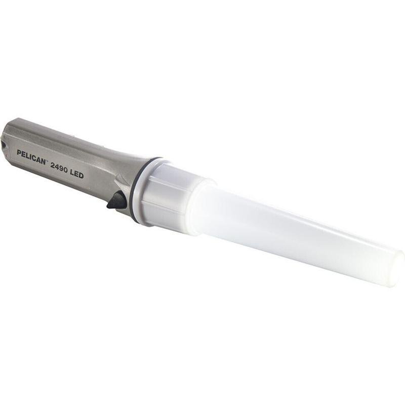 Pelican 2490B,STLTH.LED/T-WAND,GREY - 2490-000-180
