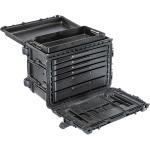 Pelican 0450SD4,WL/4 SHALLOW+2 DEEP DRAWERS,BLK - 004500-0420-110