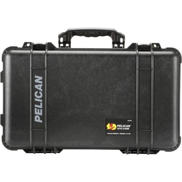Pelican 1510SC,WL/DIV.SET + LOC LID ORG,BK - 015100-0070-110