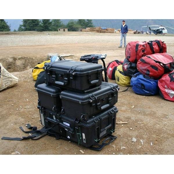 Pelican 1560SC,WL/DIV.SET+LOC LID ORG,BLK - 015600-0070-110