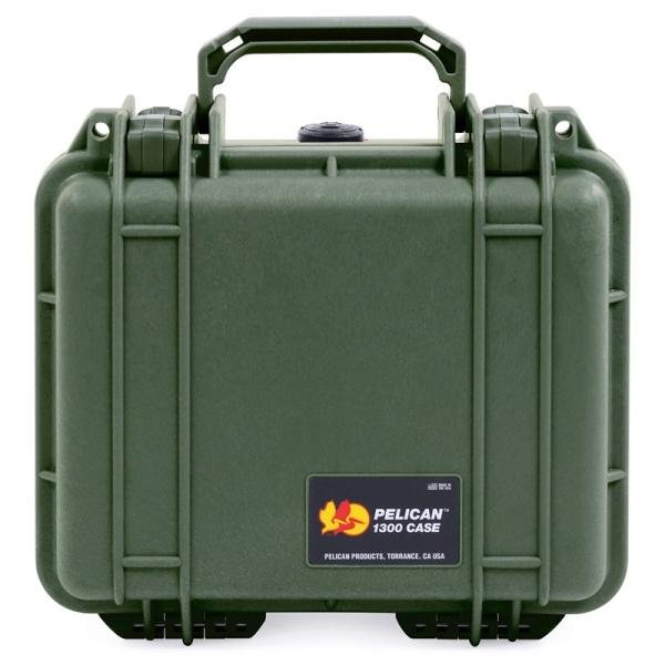 Pelican 1300,WL/WF,OD GREEN - 1300-000-130