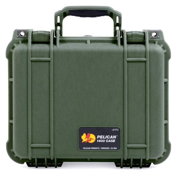 Pelican 1400NF,WL/NF,OD GREEN - 1400-001-130