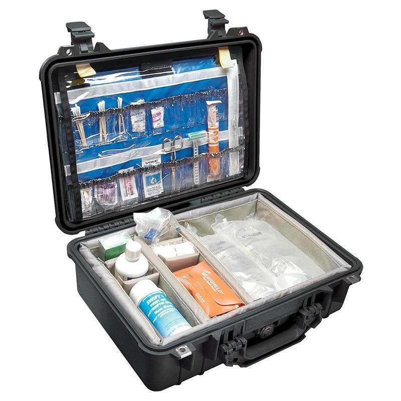 Pelican 1500EMS,WL/ORG & DIV,BLK - 1500-005-110