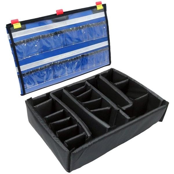 Pelican 1500EMS,WL/ORG & DIV,BLK - 1500-005-110