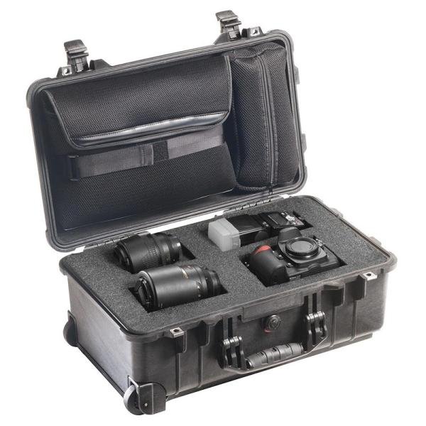 Pelican 1510LFC,WL/LOC LID ORG.+ FOAM,BLK - 1510-008-110