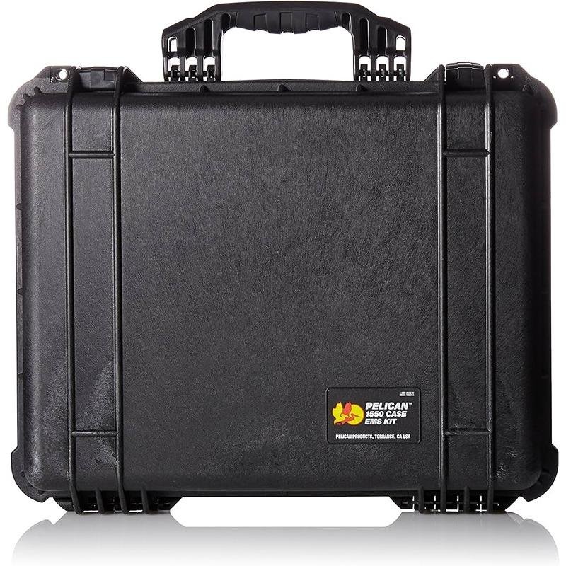 Pelican 1550EMS,WL/ORG & DIV,BLK - 1550-005-110