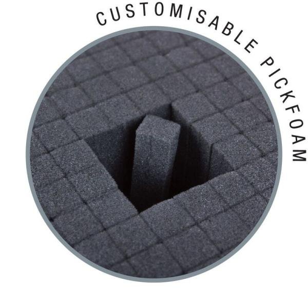 Pelican 1560LFC,WL/LOC LID ORG.+ FOAM,BLK - 1560-008-110