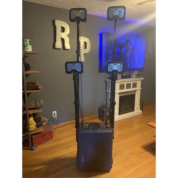 Pelican 9470,4LED HEAD,GEN 3,INT'L,220v/240v,BK - 094700-0002-110I