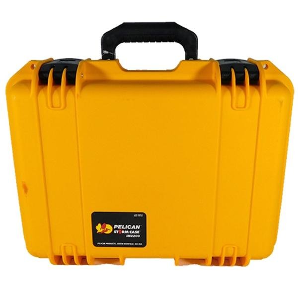 Pelican IM2200 CASE,151006,YELLOW,w/BBBw/Foam - IM2200-20001