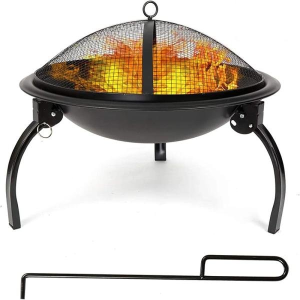 Procamp PROCAMP ROUND FOLDING FIRE PIT 53X53X30CM - PRO000169