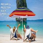 Procamp PROCAMP DELUXE 2M UV ALU BEACH UMBRELLA (Procamp 2.0 Premium UV Beach Umbrella. Aluminum shaft.Built in heavy duty sand anchor) - PRO000181