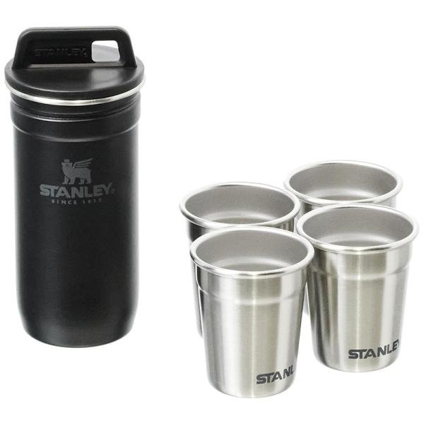 Stanley ADV Nest Shot Glass & Flask Set H.Green - 10-01883-034
