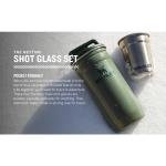 Stanley ADV Nest Shot Glass & Flask Set H.Green - 10-01883-034