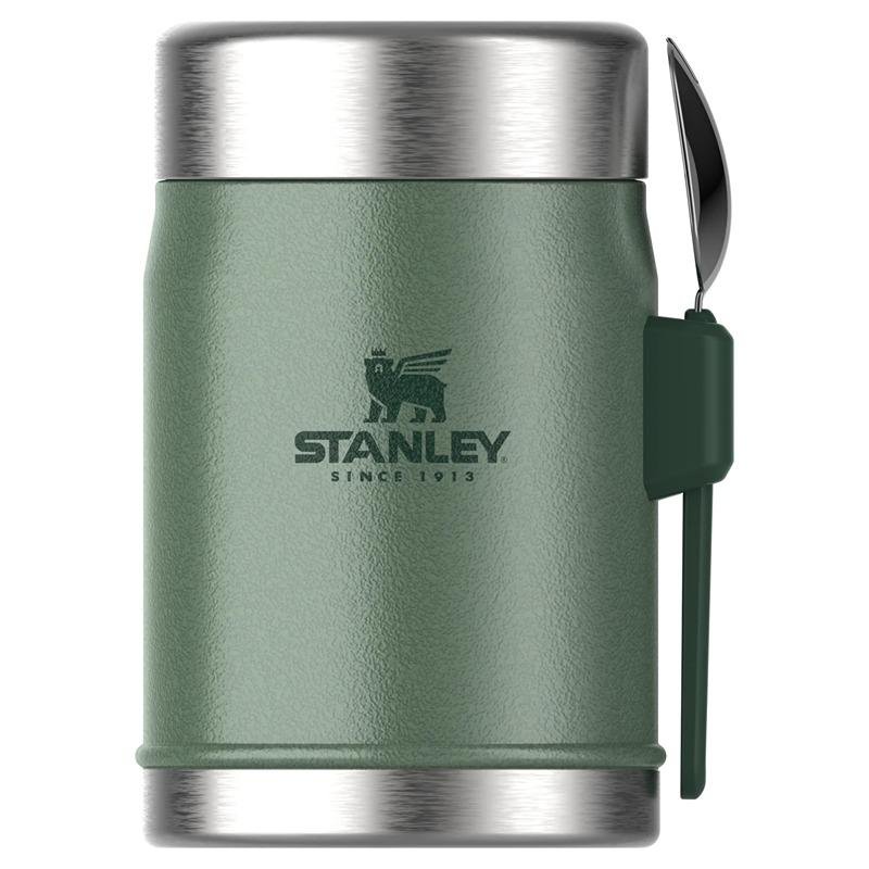Stanley CLA 414ml / 14oz Vac Food Jar + Spork H.Green - 10-09382-004