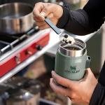 Stanley CLA 414ml / 14oz Vac Food Jar + Spork H.Green - 10-09382-004