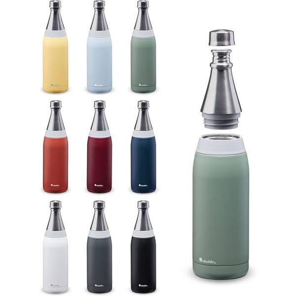 Aladdin Fresco Thermavac Wtr Btl 0.6L Sage Green - 10-10098-006
