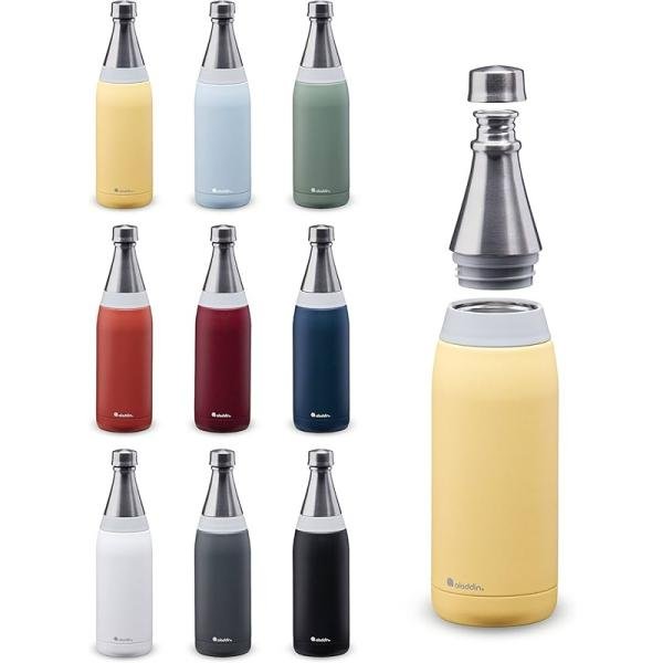 Aladdin Fresco Thermavac Wtr Btl 0.6L Lemon Ylw - 10-10098-009