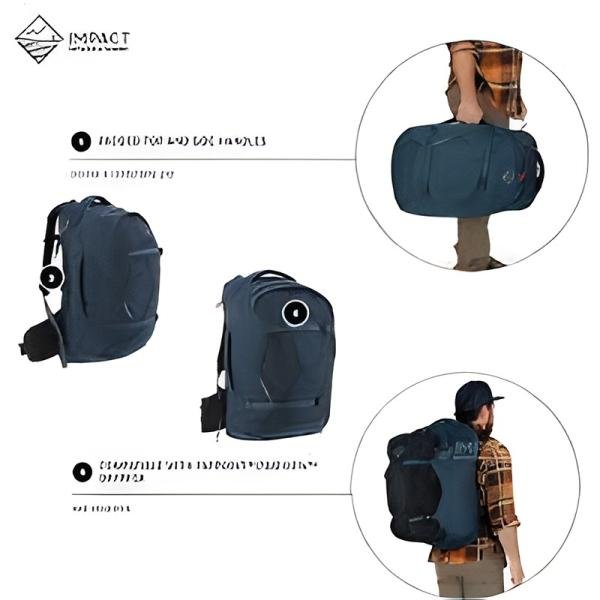 Osprey Farpoint Trek Pack 75 Muted Space Blue O/S - 10003694