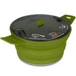 S2S X-Set: 32 3pc (X-Pot 2.8L, X-Pan 8"", X-Pot Kettle 1.3L) Charcoal Pan, Olive Pot, Sand Kettle ** - AXSET32CH