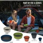 S2S X-Set 3-Pce (X-Mug,X Bowl, X Plate & Storage Pouch) Olive Plate, Olive Bowl, Sand Mug **DISC** - AXSET3OL