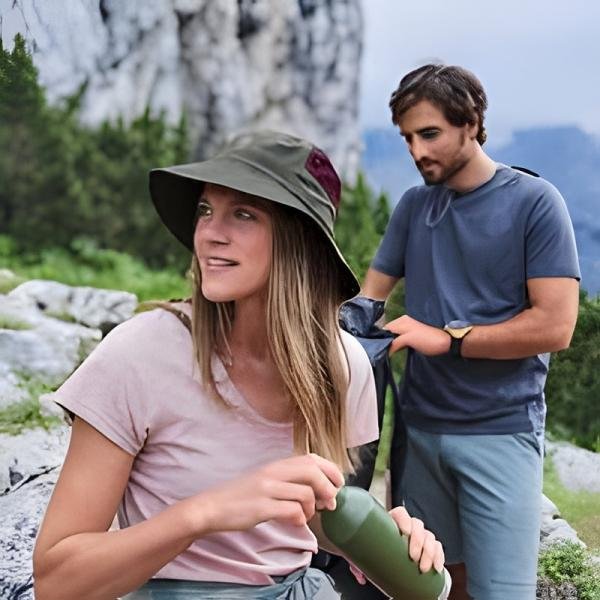 Buff Sun Bucket Hat Hak Khaki S/M SS24 - BF1254458542