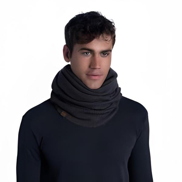 Buff Knitted Collar Francis Graphite AW22 - BF126458901
