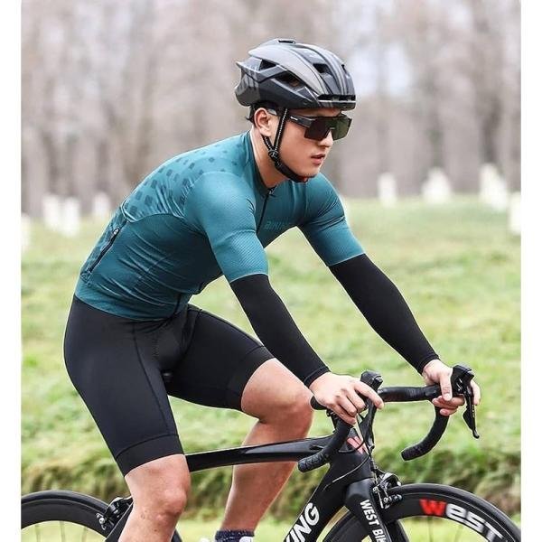 Buff Arm Sleeves Solid Black M SS24 - BF13230099925