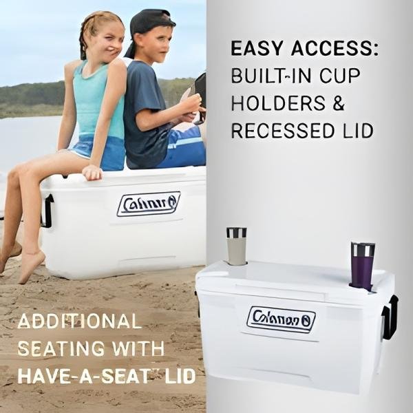 Coleman Cooler 120Qt Space White - COL3000006682