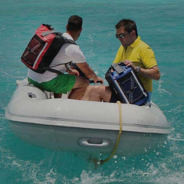 Overboard Dry Flat 30L Blue - OB1026B