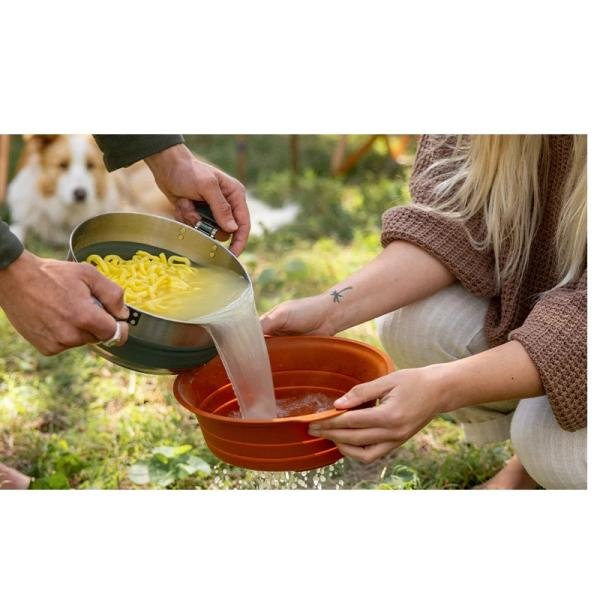 S2S Detour Stainless Steel One Pot Cook Set w/ 3L Pot [5 Piece] 3L Pot w/ 2 L Bowls and Mugs Multi - SS01260